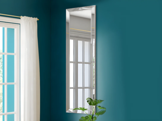 Spiegel DARCY - Eukalyptusholz - 50x170 cm - Silberfarben