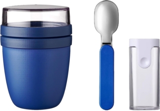 Mepal ELLIPSE Lunchpot + Faltbarer Löffel in Vivid Blue