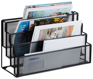 Zeitschriftenhalter Metall 4 Fächer 10047525_46