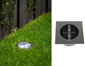 Ranex Solar Markbelysning 2 LED Firkantet