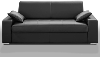 Schlafsofa 3-Sitzer EMIR - Rot - Liegefläche: 140 cm - Matratzenhöhe: 22 cm