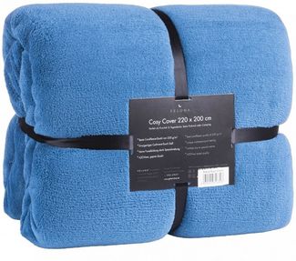 Wohndecke Kuscheldecke XXL, Feluna, Tagesdecke Kaschmir-Touch 220 x 200 cm