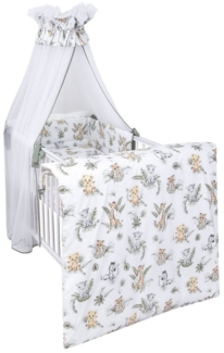 Baby-Delux Babybettwäsche Baby Bettwäsche Set, Baumwolle, 4 teilig, Bettset für Babybetten 140x70 & 120x60 verschiedene Designs