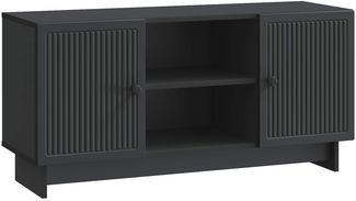 vidaXL TV-Schränk Schwarz 102 x 34,5 x 50 cm Holzwerkstoff 894006