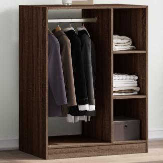 vidaXL Kleiderschrank Grau Sonoma 77x48x102 cm Holzwerkstoff 840812