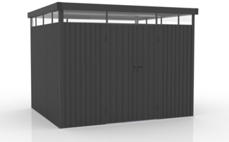 Metall-Gerätehaus Premium mit Doppeltür 292x253 cm Geräteschuppen Gartenhaus