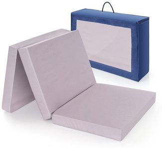 Reisebett-Matratzen Komfort - Grau, Alvi®, 6 cm hoch, Reisebettmatratze 60x120 cm Matratze für Baby Reisebett atmungsaktiv