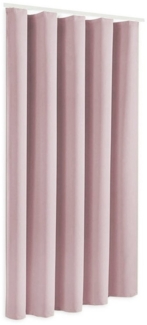 Clever-Kauf-24 Verdunkelungsvorhang Verdunkelungsvorhang, Thermovorhang Sopran rose Höhe 175cm oder 245cm, Kräuselband (1 St), verdunkelnd