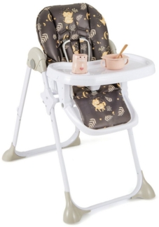 COSTWAY Kombihochstuhl Baby Stuhl, 6-stufig höheverstellbar