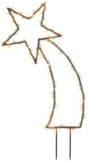 vidaXL Sternschnuppe mit Erdspießen und 115 LEDs 89 cm 357721