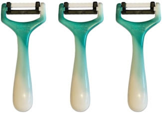 SMI Sparschäler SMI Sparschäler Solingen Gemüseschäler Kartoffelschäler für Küche, (3-tlg), Grün-Weiß