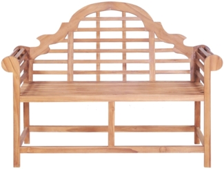 vidaXL Gartenbank 127x58,5x92,5 cm Massivholz Teak 319152