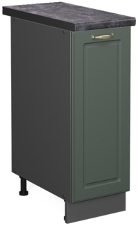 Apothekerschrank Fame-Line Grün-Gold Landhaus 30 cm , AP Anthrazit Vicco