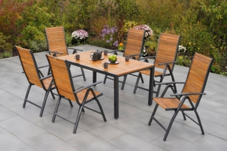 MERXX Garten-Essgruppe Santorin, (7-tlg)
