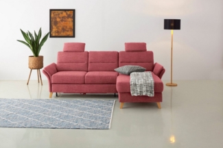 Home affaire Ecksofa Westerland L-Form, Federkern-Polsterung, wahlweise mit Bettfunktion, Bettkasten