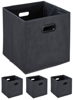 Aufbewahrungsbox in Anthrazit 4er Set
