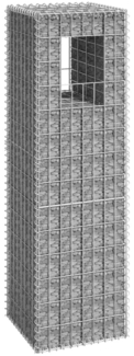 vidaXL Gabionensäule 40x40x140 cm Eisen 151262