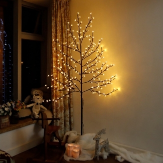 CCLIFE LED Baum Led Lichterbaum Indoor Weihnachtsbaum, Kirschblütenbaum Lichterdeko