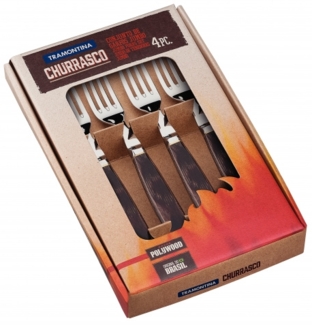 Tramontina Jumbo Steakgabel-Set 4-teilig