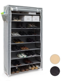 3 x Schuhschrank VALENTIN hoch anthrazit