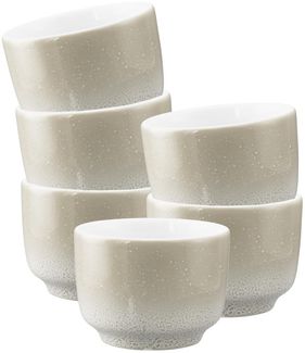 Seltmann Weiden Sento Home Kaffeetasse ohne Henkel 210 ml 6er Set - Aura cream