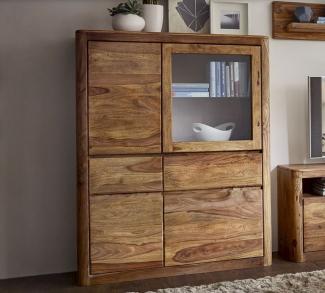 Highboard 109x145cm "Indian Sunset" Sheesham