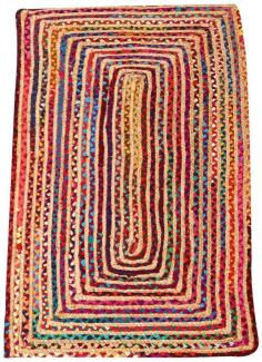 Jute Teppich Esha bunt 60x110 cm