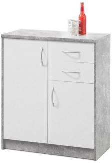 Stella Trading Optimus Kommode 3, Holzwerkstoff, One Size