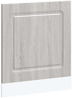 vidaXL Geschirrspülerblende Kalmar Grau Sonoma 60x1,5x67 cm 853663