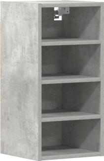 vidaXL Hängeschrank Riga Betongrau 30x29,5x60 cm Holzwerkstoff 854169