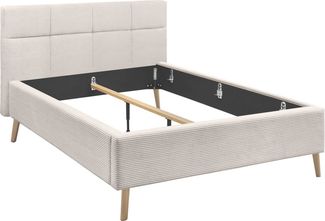 set one by Musterring Polsterbett Cary, wahlweise mit Matratze und Lattenrost, Füße in Eiche natur