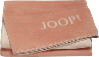JOOP! 'Uni-Doubleface' Wohndecke, Baumwollmischgewebe, kupfer / sand, 150 x 200 cm
