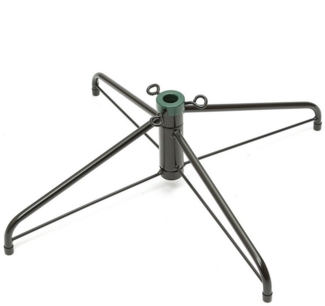 MARELIDA Christbaumständer Weihnachtsbaumständer faltbarer Metallständer für Bäume bis 2,4m grün