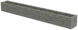 vidaXL Gabionen-Hochbeet Verzinkter Stahl 450×50×50 cm 143565