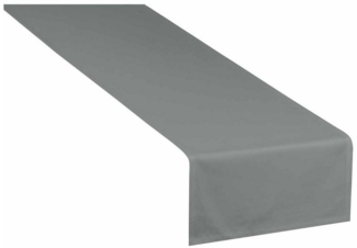 TOM TAILOR Tischläufer DOVE Blickdichter Tischläufer (1-tlg), 50x150 cm in Stahlgrau