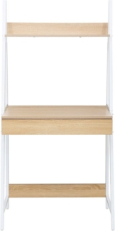 INOSIGN Regal-Schreibtisch Lonas (B/H) 74/147 cm, Arbeitshöhe 74 cm), Laptoptisch, Home-Office, Schublade mit Doppelfach, Metallgestell
