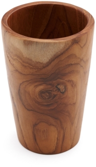 Der Teakwurzelbecher - Niedrig - Natürlich - 8x8x12cm