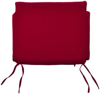 Sitzauflage 48 cm x 50 cm für Stapelstuhl Bari / Cosenza - rot