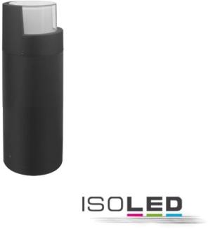 ISOLED LED Wegeleuchte Poller-6, 30cm, 6W, sandschwarz, warmweiß