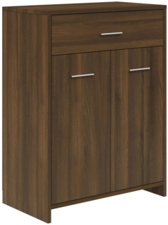 vidaXL Badezimmerschrank Braun Eichen-Optik 60x33x80 cm Holzwerkstoff 815665