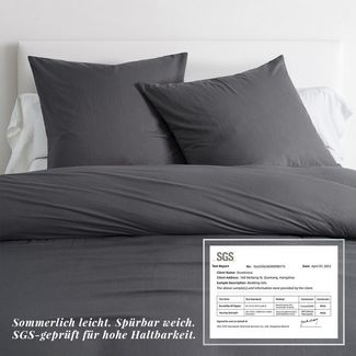 Topfinel Bettwäsche Bettwäsche 135x200 4teilig weiche Vorgewaschene Hautfreundlich, 4 teilig, 2 Bettbezüge 155 x 220 2 Kissenbezüge 80x80 Reißverschluss Grau