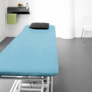 Traumschlaf Frottee Massageliegenbezug Therapieliegenbezug|80x185x10 cm| hellblau