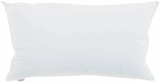 vidaXL Kopfkissen mit Kissen 2 pcs Weiß 40 x 80 cm Baumwolle 42007705