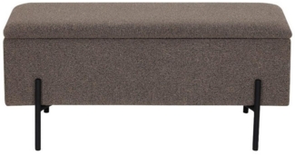 ebuy24 Bank Embla Sitzbank mit Aufbewahrung braun.