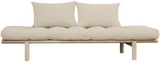 KARUP DESIGN PACE Futonsofa Gestell Natur Matratze Beige