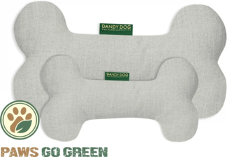 Dandy Dog Hundespielzeug Eco Dog Knochen Grey Größe L/XL