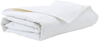 vidaXL Sommerdecke Weiß 140 x 220 cm Feder 42007633