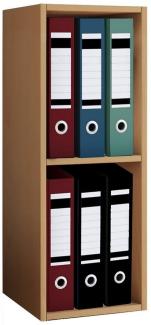 VCM Büroregal & Bücherregal Offas 916746 Buche H. 72 x B. 34 x T. 30 cm