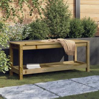 vidaXL Gartenbank 108x35x45 cm Imprägniertes Kiefernholz