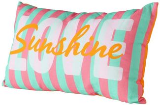 BOLTZE Dekokissen Kissen Sunshine 50x30 Bunt LOVE Design Indoor Outdoor Baumwolle
